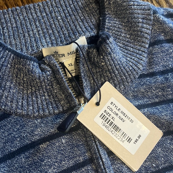 Peter Millar sweater zip up